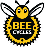 bicycle repairs shop logo Bee Cycles uk